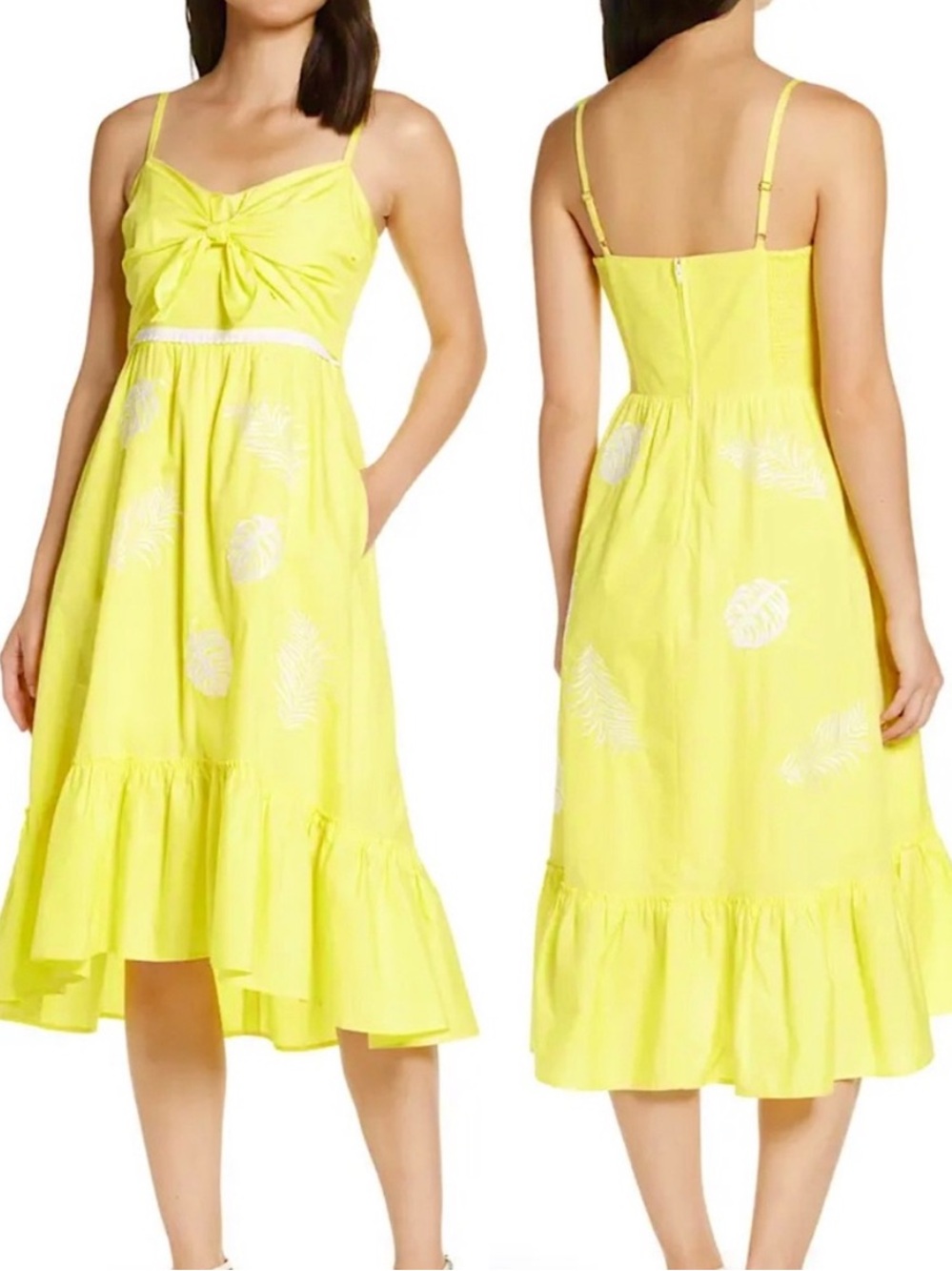 NWT $278 Lilly Pulitzer Eloisa Midi Dress - Watch Hill Yellow Fiesta, Size 6